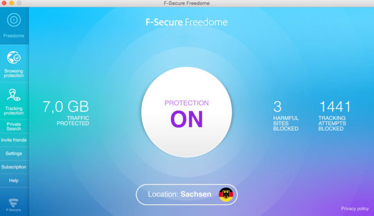 F-Secure Freedome VPN 2.69.35 download the new version for ipod