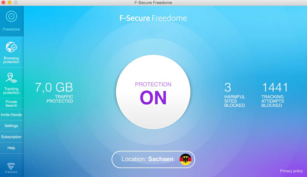 instal the last version for mac F-Secure Freedome VPN 2.69.35