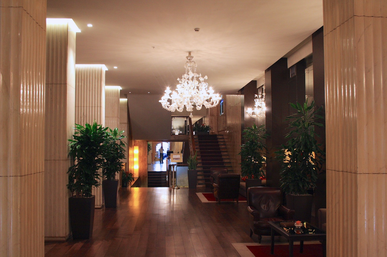 Foyer des Hotel Bernini in Rom